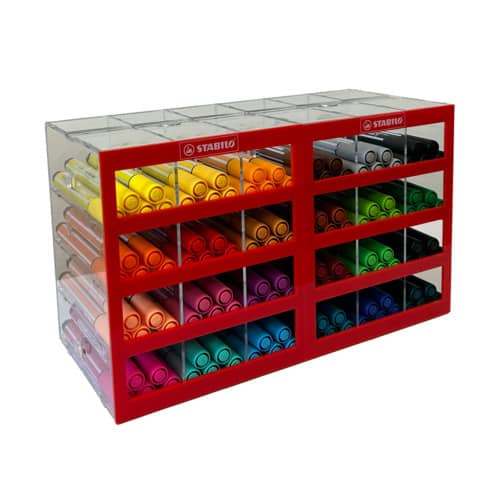 Espositore 120 pennarelli Stabilo Pen 68 Max - 24 colori assortiti - IT768/120-1