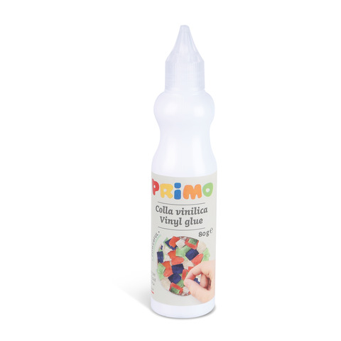 Colla vinilica Primo in bottiglia con beccuccio dosatore - 80 g - 3301CV80