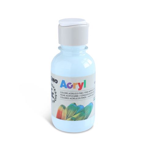 Colore acrilico Primo in bottiglia PET con tappo dosatore 125 ml - 510 azzurro cielo - 402TA125510