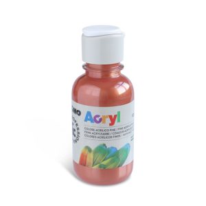 Colore acrilico Primo in bottiglia PET con tappo dosatore 125 ml - 930 rame - 402TA125930