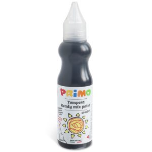 Tempera brillante Primo in bottiglia con becuccio 50 ml nero 2001BR50800