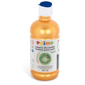 Tempera brillante in bottiglia in PET Primo Primi Passi 500 ml oro 201TL500920