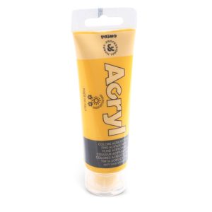 Colore acrilico Primo in bottiglia PET con tappo dosatore 75 ml - 220 giallo oro - 420TA75220