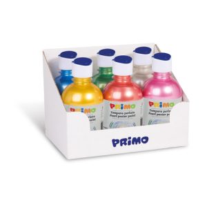 Tempera perlata in bottiglia Primo 300 ml conf. da 6 colori assortiti 234TP6ASS