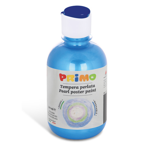 Tempera perlata in bottiglia Primo 300 ml blu oltremare 234TP300500