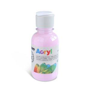Colore acrilico Primo in bottiglia PET con tappo dosatore 125 ml - 340 rosa - 402TA125340