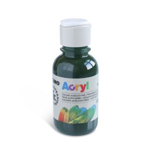 Colore acrilico Primo in bottiglia PET con tappo dosatore 125 ml - 690 verde vescica - 402TA125690