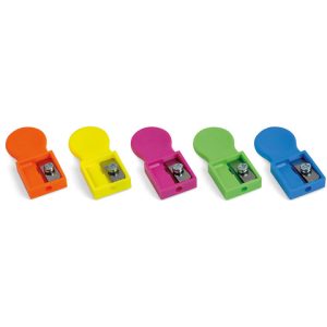 Espositore 50 affilamine in plastica Lebez in 5 colori assortiti - 118