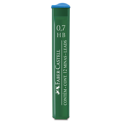Astucci 12 mine HB Faber-Castell Poly 0,7 mm - scatola 12 astucci 521700