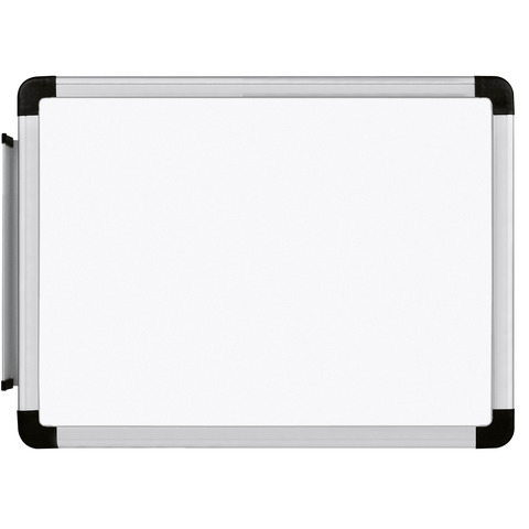 Lavagna magnetica bianca Lebez - cornice in alluminio - 45x60 cm - 2781