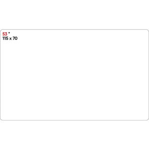 Etichette bianche permanenti Markin Copiatabu 115x70 mm - conf. 10 blister da 10 ff - X11053