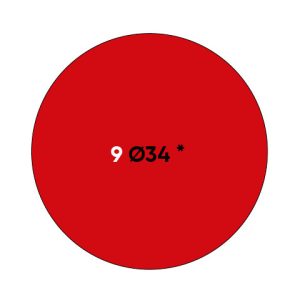 Etichette permanenti Markin Copiatabu Ø 34 mm - rosso - conf. 10 blister da 10 ff - X11009RO