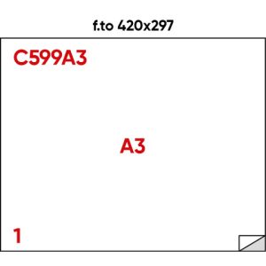 Etichette bianche permanenti Markin Copiatabu 420x297 mm - 1 et./ff - conf. 100 ff A3 - X214C599A3