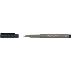 Pitt Artist Pen brush Faber-Castell colore grigio caldo IV - conf. 10 pezzi - 167473