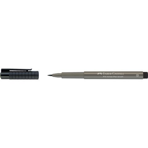 Pitt Artist Pen brush Faber-Castell colore grigio caldo IV - conf. 10 pezzi - 167473