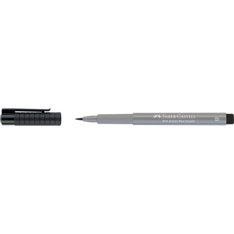 Pitt Artist Pen brush Faber-Castell colore grigio freddo III - conf. 10 pezzi - 167432