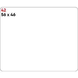 Etichette bianche permanenti Markin Copiatabu 56x46 mm - conf. 10 blister da 10 ff - X11042