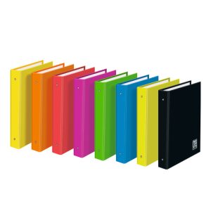 Raccoglitore ad anelli One Color Fluo 4 anelli - A4 colori assortiti - 7732