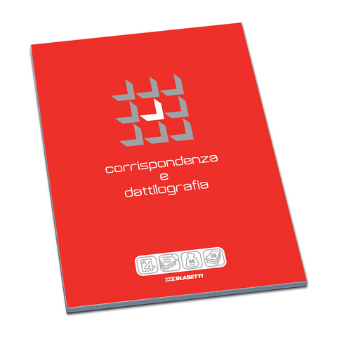 Blocco note collato Blasetti Corrispondenza & Dattilografia A4 - 50 ff- 60 g/m2 - bianco - 1100