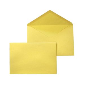 Busta gommata posta Blasetti giallo 80 g/m2 - conf. da 500 buste - 120x180 mm 171