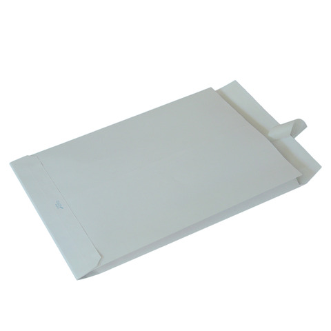 Busta a sacco Blasetti Self con 3 soffietti - bianco - 120 g/m2 - in conf. 250 buste - 230x330 mm - 813