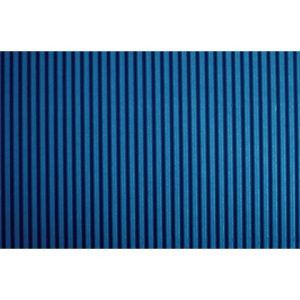 Cartoncino ondulato Deco Cannetè 50x70 cm - 230 gr blu scuro - conf. 10 pezzi - 2206/13