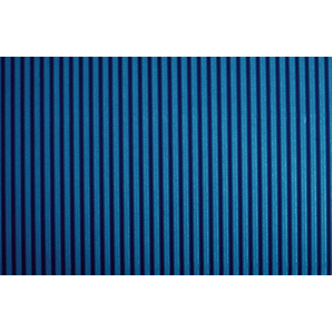 Cartoncino ondulato Deco Cannetè 50x70 cm - 230 gr blu scuro - conf. 10 pezzi - 2206/13