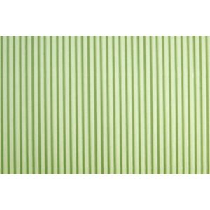 Cartoncino ondulato Deco Cannetè 50x70 cm - 230 gr verde chiaro - conf. 10 pezzi - 2206/10