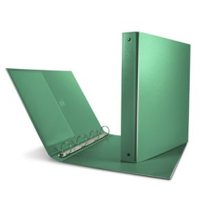 Raccoglitore Sei Rota Nettuno - 4 anelli a R 30 mm - A4 - dorso 3,5 cm - colore verde scuro - 36803148