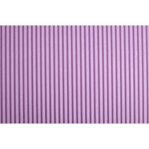 Cartoncino ondulato Deco Cannetè 50x70 cm - 230 gr viola - conf. 10 pezzi - 2206/14