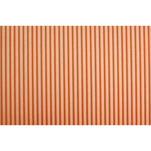 Cartoncino ondulato Deco Cannetè 50x70 cm - 230 gr arancio - conf. 10 pezzi - 2206/11