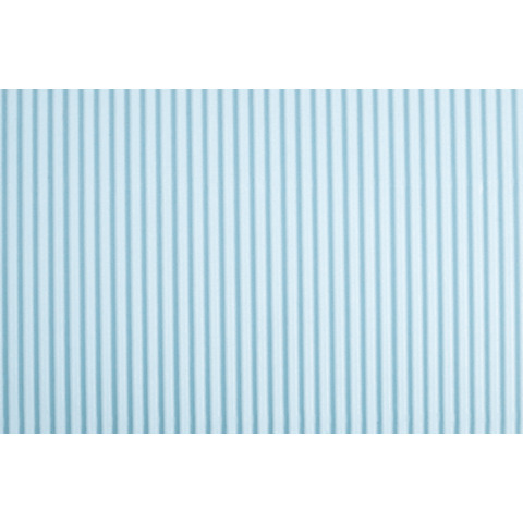 Cartoncino ondulato Deco Cannetè 50x70 cm - 230 gr azzurro - conf. 10 pezzi - 2206/9