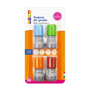 Timbrini dei giudizi Deco Ø 10 mm - conf. 4 pezzi - 12655