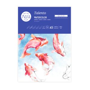 Blocco carta per acquerello Musa Talento - A5 - 300 g/m2 - 10 fogli - MU131295