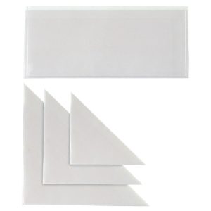 Tasca autoadesiva triangolare Sei Rota formato 17x17 cm - conf. 10 pezzi - 318125