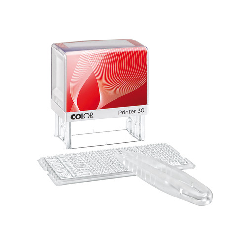 Timbro autoinchiostrante componibile Colop 18x47 mm - Printer 30/1 PR30SET/1  -20