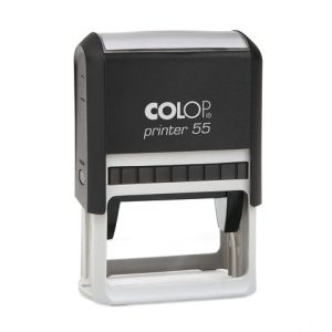 Timbro rettangolare Colop Printer 55 40x60 mm nero - PR55