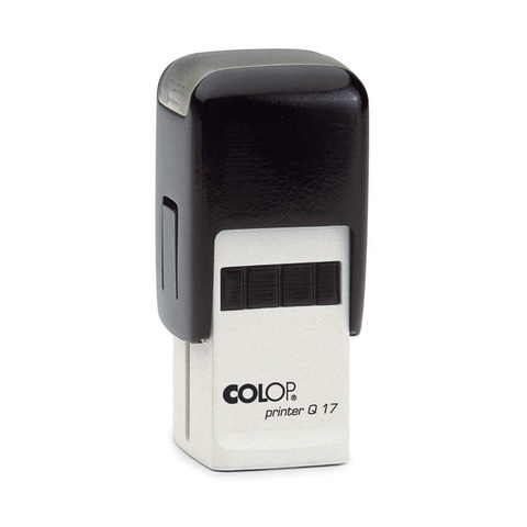Timbro quadrato Colop formato 17x17 mm - Q17 PR.Q17