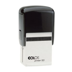 Timbro rettangolare Colop Printer 53 30x45 mm nero - PR53
