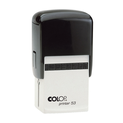 Timbro rettangolare Colop Printer 53 30x45 mm nero - PR53