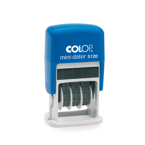 Timbro Colop S120 autoinchiostrante - 8x45 mm mini datario