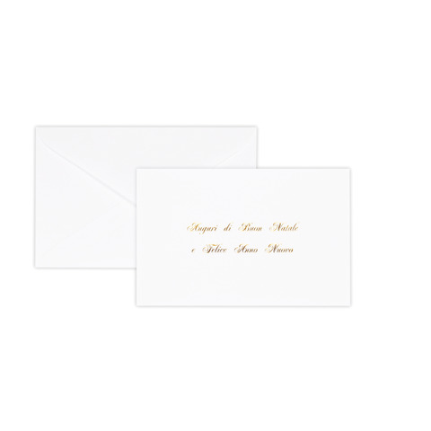 Cartoncino auguri di Natale Rex-Sadoch formato 14x9 cm - conf. 100 pezzi - bianco - 2101