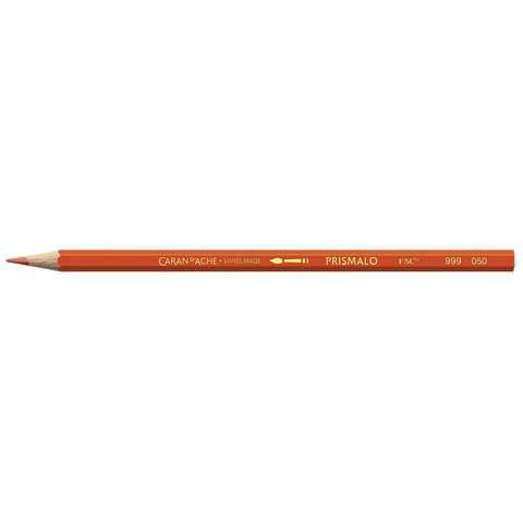 Matite colorate acquerellabili Carand'Ache Prismalo in conf. da 12 pz rosso arancio - 999050