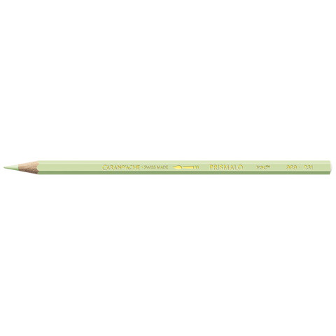 Matite colorate acquerellabili Carand'Ache Prismalo in conf. da 3 pz verde tiglio - 999231