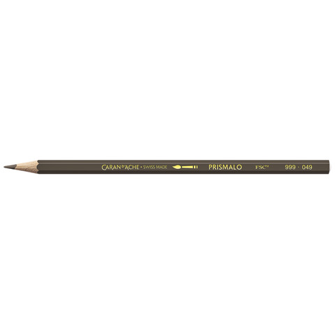 Matite colorate acquerellabili Carand'Ache Prismalo in conf. da 12 pz ombra naturale - 999049