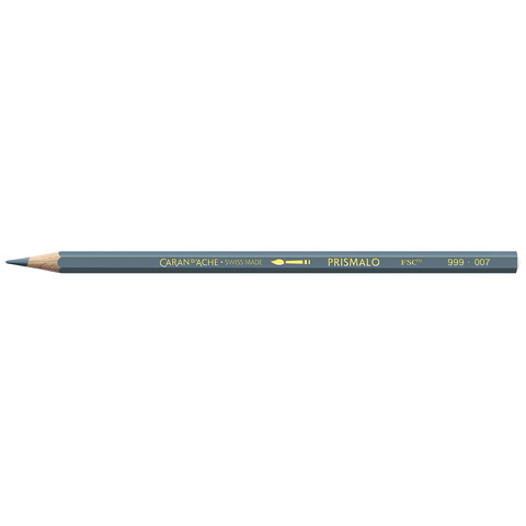 Matite colorate acquerellabili Carand'Ache Prismalo in conf. da 3 pz grigio scuro - 999007