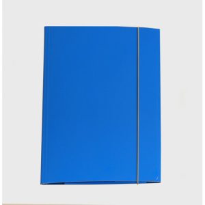 Cartella a tre lembi con elastico Cartotecnica del Garda 25x34 cm 0,8 mm colore azzurro - CG0032LBXXXAE06