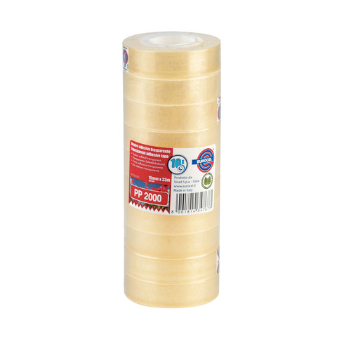 Nastro adesivo Eurocel PP2000 a torre formato 15x33 m - conf. 10 pz - 001092151