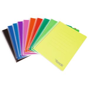 Quaderno spiralato Nikoffce 70 g formato A5 - 1 rigo - 30NIK040/4