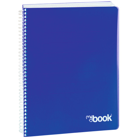 Quaderno spiralato con fori Nikoffice 70 g - 144 ff - formato A4 - 1 rigo - 30NIK092